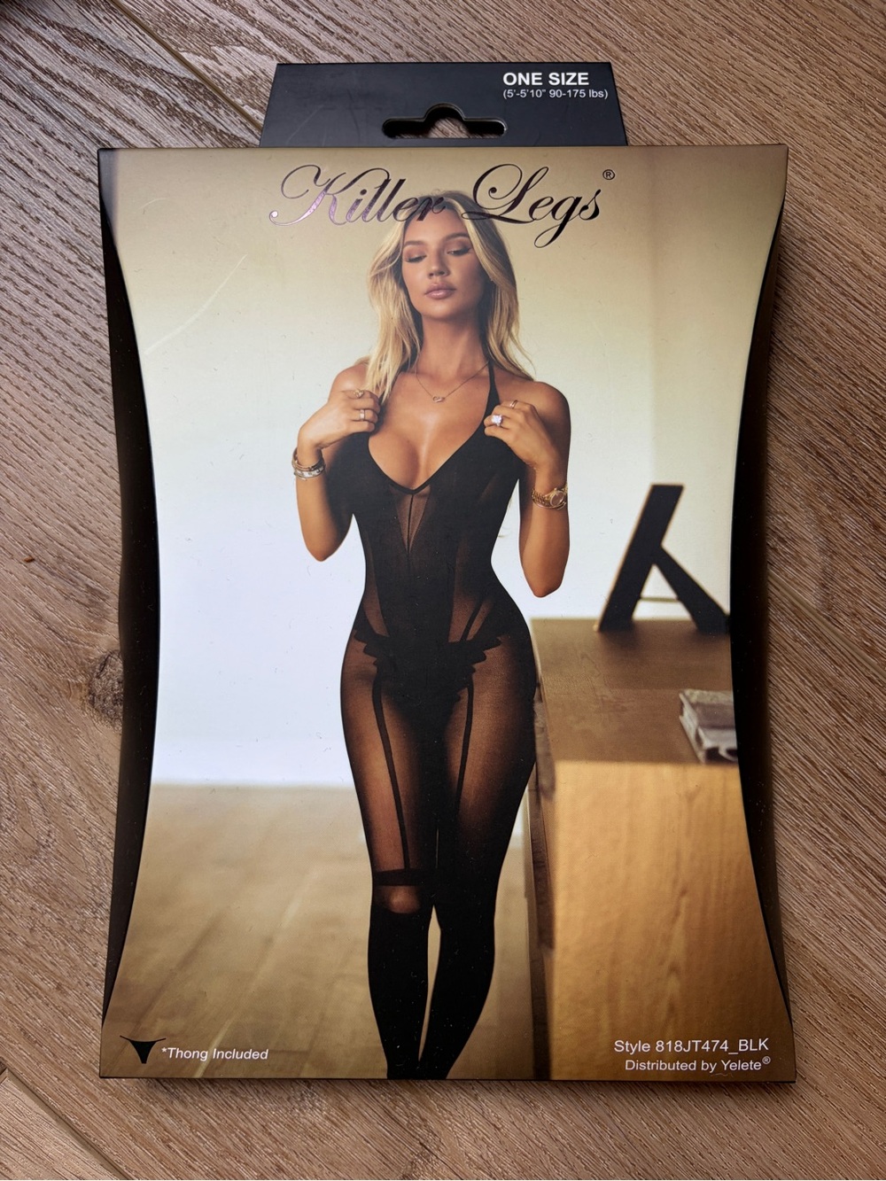 Killer Legs Black Sheer Bodystocking
